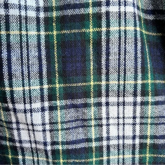 Vintage Appleseed's Plaid Midi Skirt Elastic Waist Made in USA Size 16 - Picture 3 of 9
